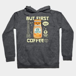 Starbucks Caramel Flan Frappuccino Iced Coffee for Coffee lovers and Starbucks Fans Hoodie